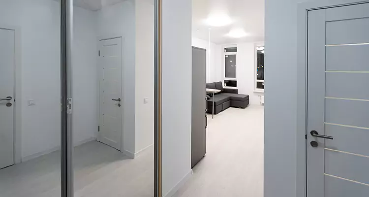 Modern Mirrored Closet Doors Repair in Lafayette, CA